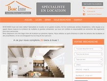 Tablet Screenshot of boscimmo-location.fr